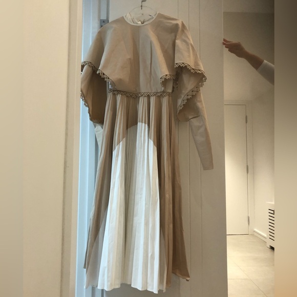Bibhu Dresses & Skirts - Bihbu Beige and White Women's Dress